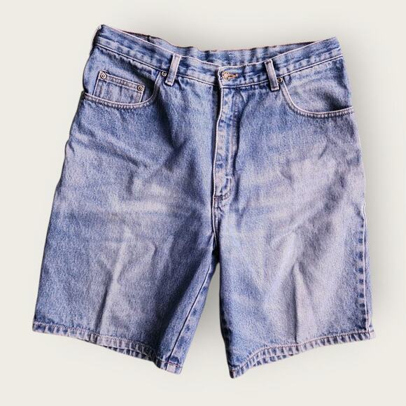 Route 66 Shorts Men's Sz 34"x8.5" Blue Denim Faded Jorts Y2K VTG - Picture 1 of 6